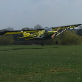 Coming into land for the 3rd time. Note the cross wind technique :-)