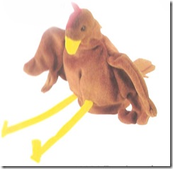 PU. AN40084 - hen hand puppet - €