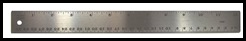 metal ruler