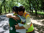 Danny and Russ Hugging