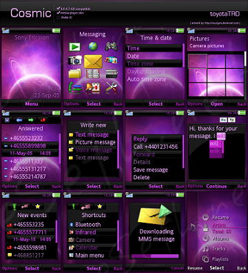 Cosmic: temas para Sony Ericsson Cosmic: temas para Sony Ericsson