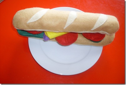 felt baguette