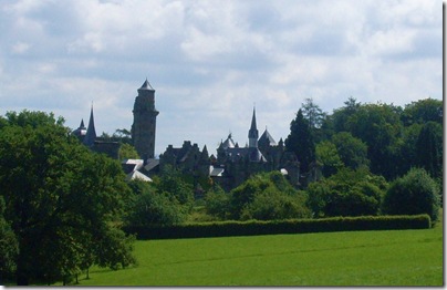 castello di Lowenburg all'interno del parco di Wilhelmshohe a kassel
