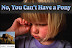 No pony for you, kid - See that pony? It's not yours!