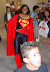 Superman from Mexico - What a smile! He scared the poor kid away.