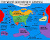 World according to America - Go to Yurop - they have theme parks and the queen.
