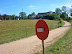 Brick - Self made road sign.