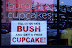 Tell us you hate Bush - And get a free cupcake. Original upload: www.flickr.com/photos/nicalibre/216169285