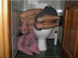 Sleeping on the toilet - I always get the best night's sleep like this.