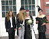 Goth wedding - Young couple celebrates the beginning of a marriage.