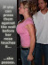 Chest test - If she can press them against the wall before her nose touches it...