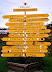 Road sign madness - There's like 3 towns around here...