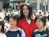 Is it safe? - Michael with his new friends.