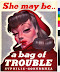 Bag of trouble - I love creepy vintage ads.