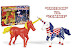 Cool action figures - Freedom vs. Commie - cold war unicorns.