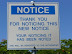 Notice - Thank you for noticing this new notice.