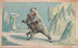 Vintage Christmas card - Cute Christmas card idea from the last century.