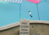 Pool closed - Fecal accident.