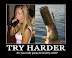 Try harder - Are you really gonna be beat by a fish?
