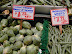 Fresh market vegetables - Little green balls of death and hericot verts.