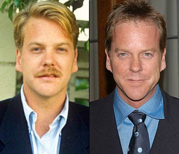 Kiefer Sutherland. - Mustache looks good on him. 