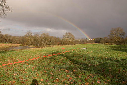 rainbows on the first day of the roadworks