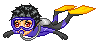Gif de mergulhador