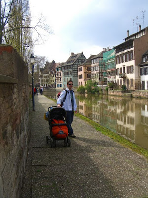 france strasbourg strolling precarious petite along river
