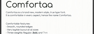Comfortaa Beautiful Free Fonts For Your Designs | Geng Gao | the blog | the Design, Software, Gadgets blog