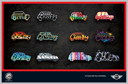 Mini-Cooper-50th-Anniversary am i collective Mini Cooper 50th Anniversary 3 Mini Cooper 50th Anniversary Video and Print Campaign