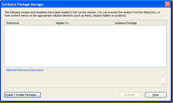 guidancePackageManager