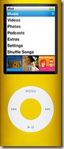 Yellow iPod
