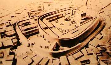 Reconstruction of a Sumerian temple.  Reconstruction of a Sumerian temple.