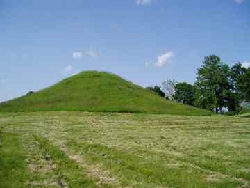 Earthen mounds all that remain of ancient American civilization
