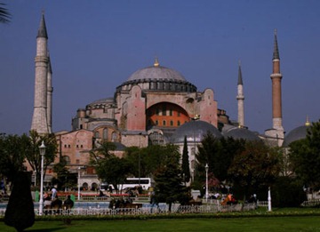 The Church of Haghia Sophia, Constantinople.
