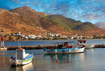 The harbour of Ormos on Ios in the Cyclades | Credit: The Telegraph/UK Ios