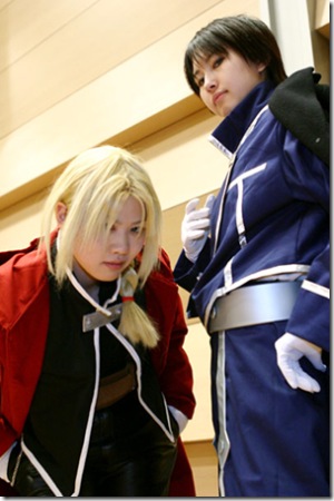 full metal alchemist cosplay - edward ed elric and colonel roy mustang