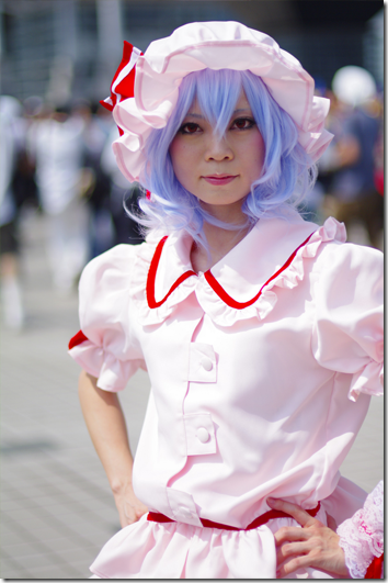 touhou project cosplay - remilia scarlet from comiket 2010