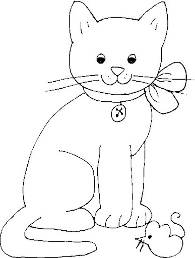 Dibujo de gato para niños - Imagui