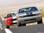 Click to view DODGE + CAR + CHALLENGER Wallpaper [Challenger SRT8 vs Shelby GT500 01 1600x1200px.jpg] in bigger size