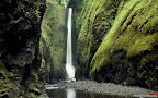 Click to view NATURE + NATURAL + 1680x1050 Wallpaper [Oneonta Gorge Falls Columbia River Gorge Scenic Area Oregon.jpg] in bigger size