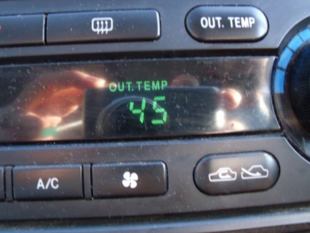 a hot hot hot 45 degrees