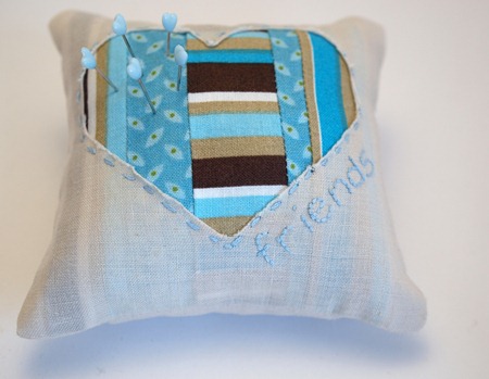 a pin cushion for a friend