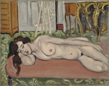 matisse_reclining nude_on a pink couch matisse_reclining nude_on a pink couch