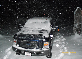 Photo taken around 11pm shortly before the snow switched to rain