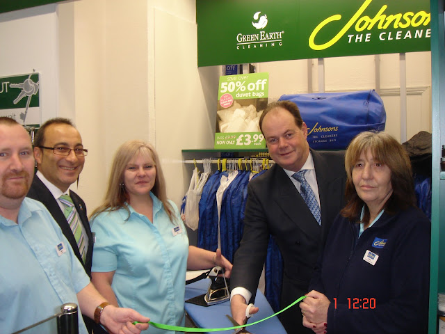 Stephen Hammond, MP for Wimbledon, was delighted to open the new Johnson Cleaners GreenEarth Shop on Church Road