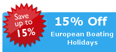 15% Off European Boating Holidays in October 15% Off European Boating Holidays in October