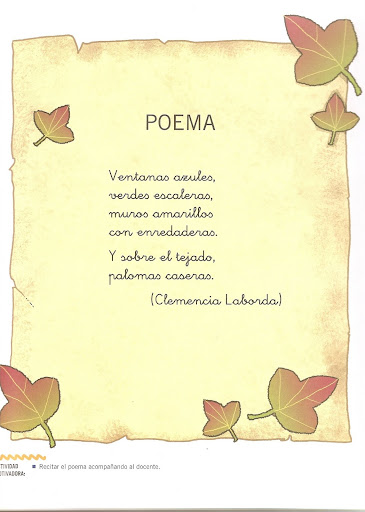 poemas ninos cortos