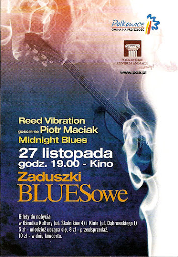 Plakat Reed Vibration w Polkowicach