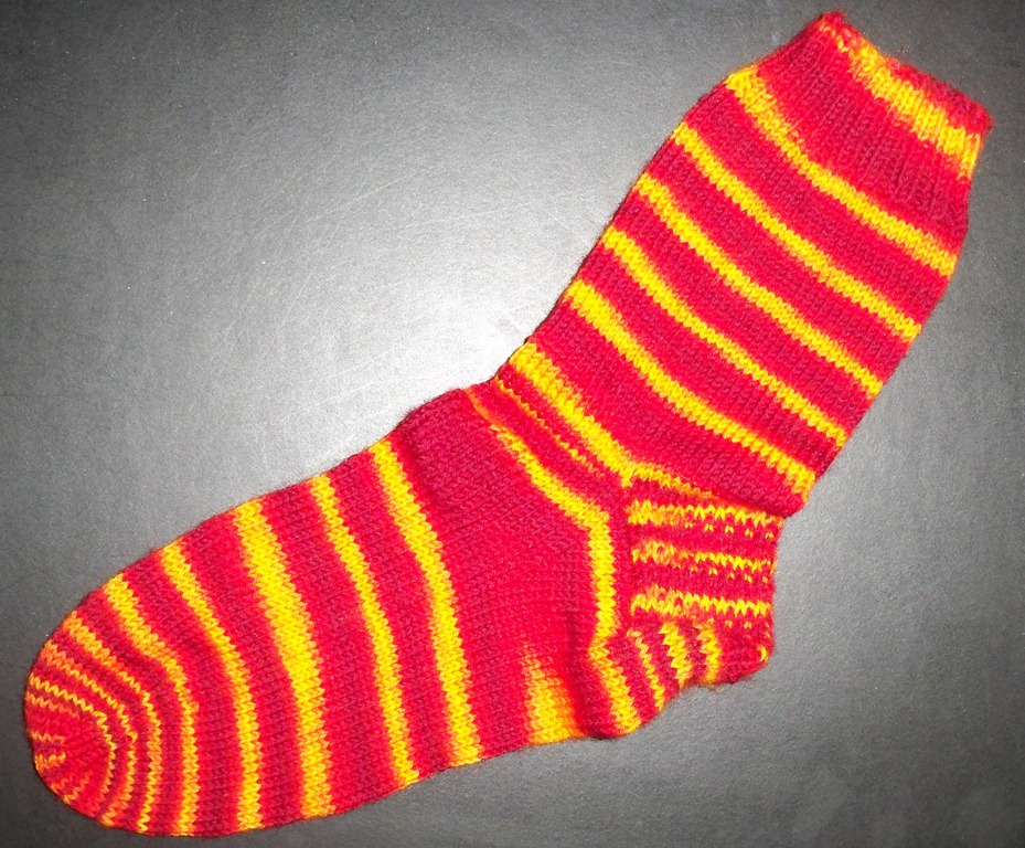 [Wollmeise - Red Hot Chili - Sock One[2].jpg]
